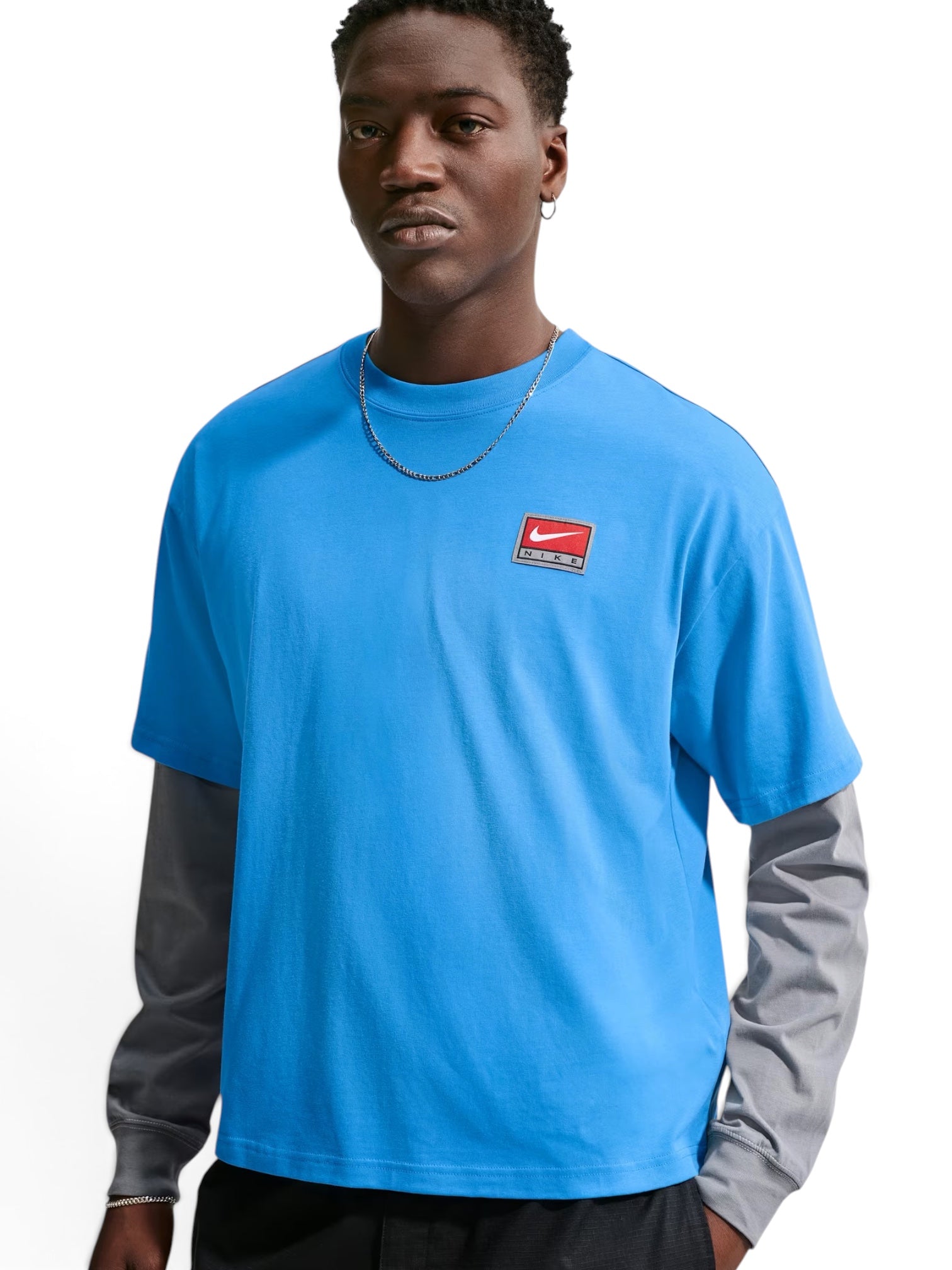 NIKE SLEEVE BOXY KNIT TOP