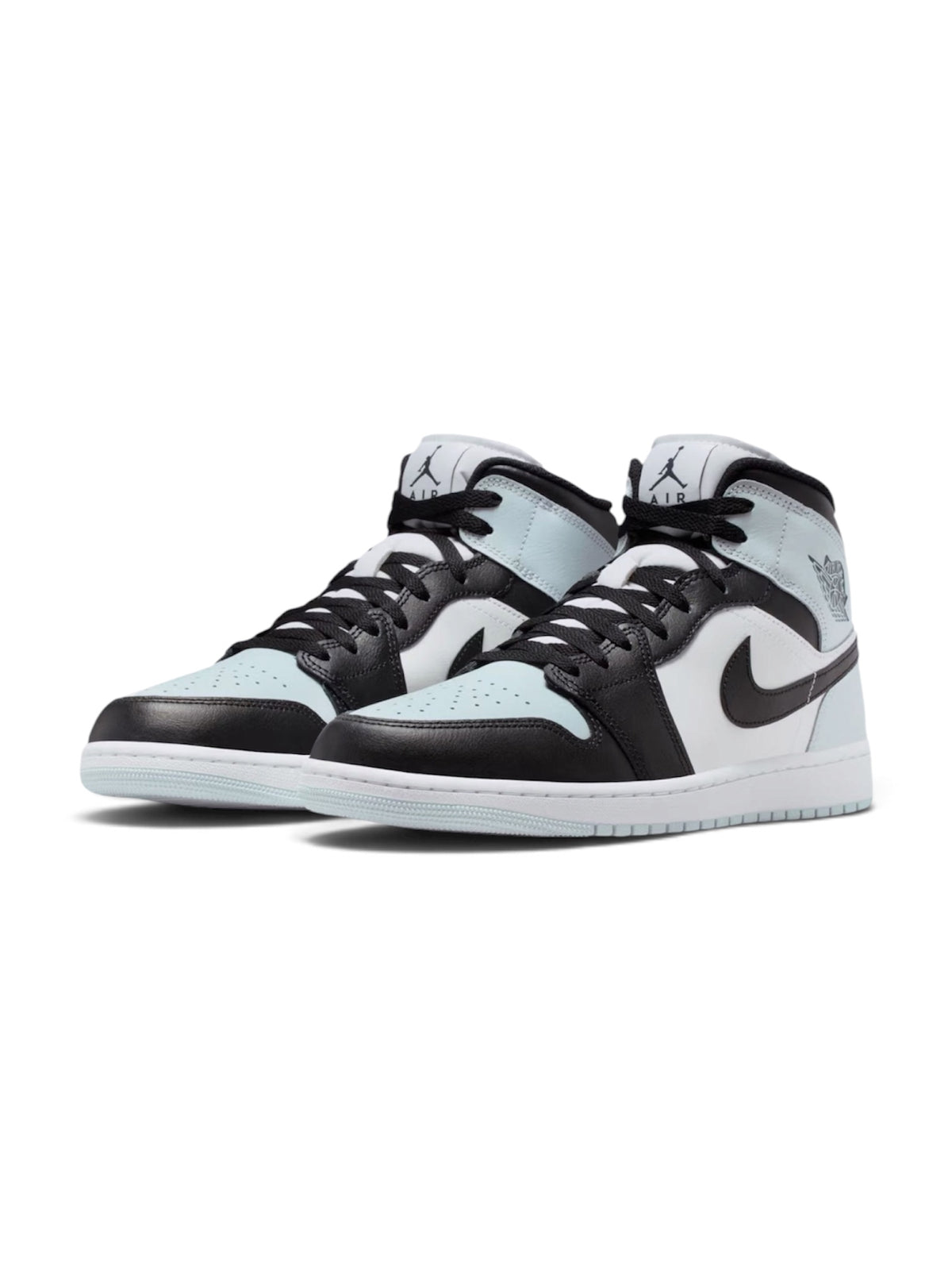 Air Jordan 1 Mid “Black Aura Squadron Blue” (Sin Caja)