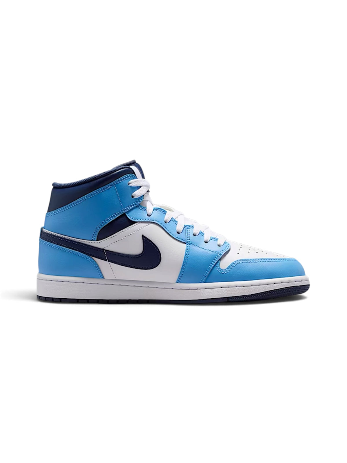 Jordan 1 Mid “University Blue Midnight Navy”