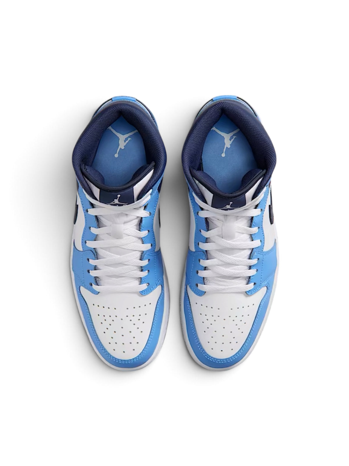 Jordan 1 Mid “University Blue Midnight Navy”